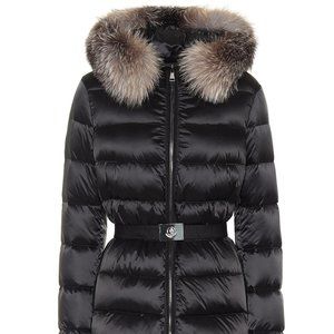 MONCLER Tatie fur-trimmed down jacket